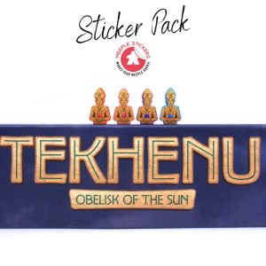 Meeple Stickers: zestaw naklejek do Tekhenu - Obelisk Słońca