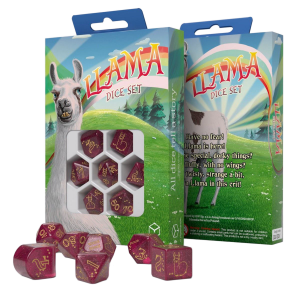 Komplet kości RPG: Lamy - Puffy