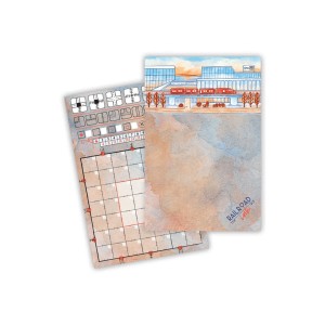 Railroad Ink: Promo Board #2 – Red Train