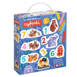 CzuCzu: Puzzle do pary - Cyferki 3+