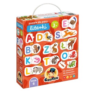 CzuCzu: Puzzle do pary - Literki 3+