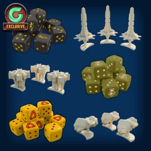 Star Trek Ascendancy: Terran/ Tholian/ Gorn Dice & Starbases