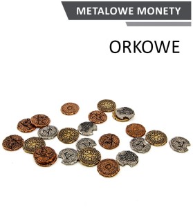Metalowe monety - Orkowe (zestaw 20 monet)