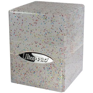 Pudełko na karty Ultra-pro Satin Cube - glitter clear