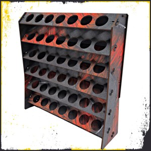 e-Raptor: Duży stojak-organizer na farby (Lovecraft UV Print ø 26 mm)