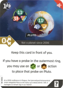 SETI: Search for Extraterrestrial Intelligence - Pluto Promo Card