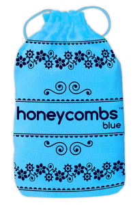 Honeycombs Blue: plastry miodu