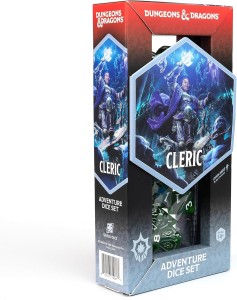 Dungeons & Dragons - zestaw kości Adventure (Cleric: Green)
