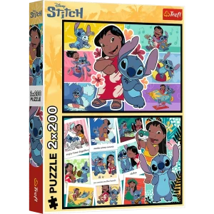2in1 Puzzle The Merry Life of Stitch