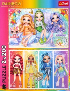 Puzzle 2x200 Rainbow dolls