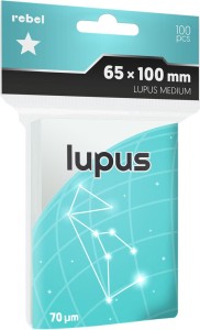 Rebel card sleeves: Griffin Medium (65x100 mm) Lupus 100 pcs
