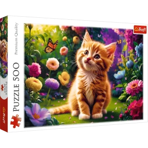 Puzzle 500 Uroczy kotek