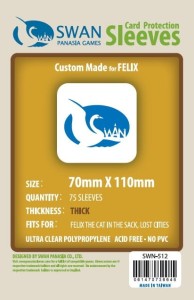 Koszulki na karty Swan Panasia 70x110 mm thick (grube) 75 sztuk