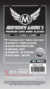 Koszulki na karty Mayday Premium Tarot 61x112 mm 50 sztuk