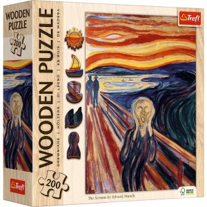 Wooden puzzle 200 The Scream, Edvard Munch