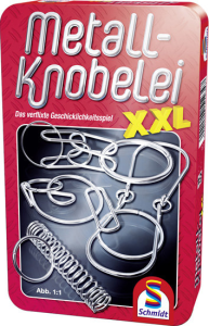 Łamigłówki druciane XXL (w metalowej puszce)