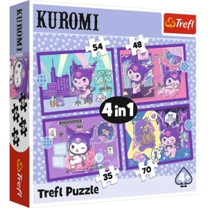 Puzzle 4in1 Kuromi Day Hello Kitty