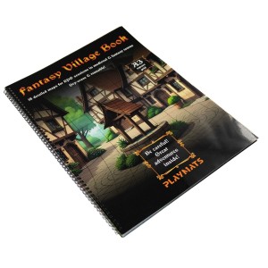 RPG Book: Fantasy Village (Wioska) - A3 siatka kwadratowa