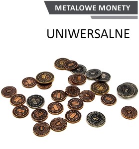 Metalowe monety - Uniwersalne (zestaw 30 monet)