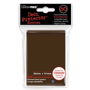 Koszulki na karty Ultra-Pro Pro-Gloss 66x91 mm 50 sztuk (Brown)