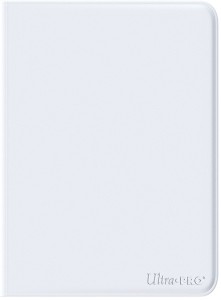 Klaser Ultra-Pro: Vivid Zippered 12-Pocket Pro-Binder na 480 kart - White
