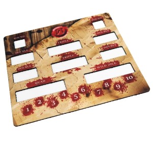 Mata do gry Warcry: Planszetka gracza 16,5cm x 17cm / 6,5" x 6,7"