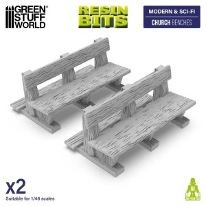 Green Stuff World: Modern & Sci-fi - Ławki kościelne (2 elementy)