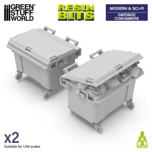 Green Stuff World: Modern & Sci-fi - Kontener na śmieci (2 elementy)