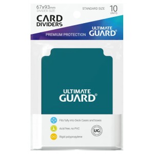Przekładki do kart (Card Dividers) Standard Size - petrol
