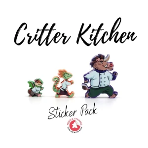Meeple Stickers: zestaw naklejek do Zwierzęce rewolucje z dodatkiem À La Cart