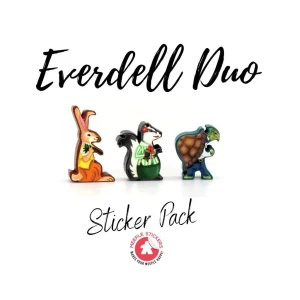 Meeple Stickers: zestaw naklejek do Everdell Duo