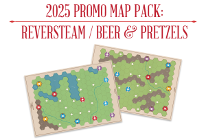 Age of Steam Deluxe: Promo Map Reversteam & Beer and Pretzels