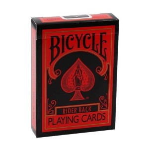 Karty do gry Bicycle: Rider Back Reverse (czerwono-czarne)