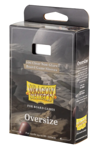 Dragon Shield card sleeves: Clear Non-Glare Oversize - 100 pcs