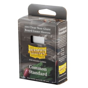 Dragon Shield card sleeves: Clear Non-Glare Common Standard - 100 pcs