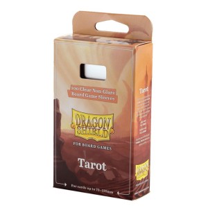 Dragon Shield card sleeves: Clear Non-Glare Tarot - 100 pcs