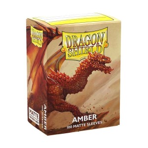 Dragon Shield card sleeves: Matte - Amber CCG - 100 pcs