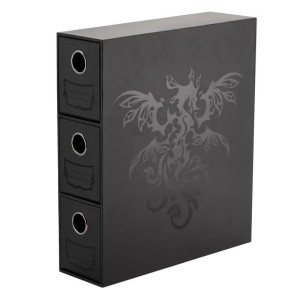 Dragon Shield Fortress Card Drawers Box - Black