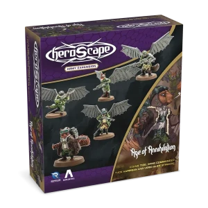 Heroscape: Rising Tide – Wing Commander Tuck Harrigan and Vorid Glide Strikers Army Expansion