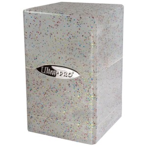 Pudełko na karty Ultra-Pro Satin Tower Glitter Deck Box (Clear)