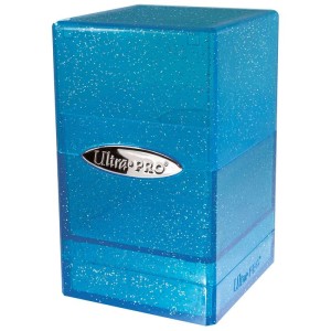 Pudełko na karty Ultra-Pro Satin Tower Glitter Deck Box (Blue)