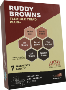 Army Painter: Flexible Triad PLUS+ - Ruddy Browns