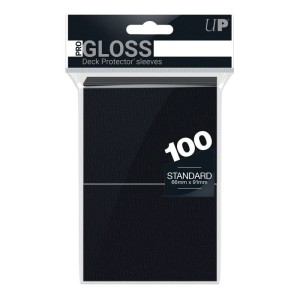 Koszulki na karty Ultra-Pro Pro-Gloss 66x91 mm 100 sztuk - Czarne