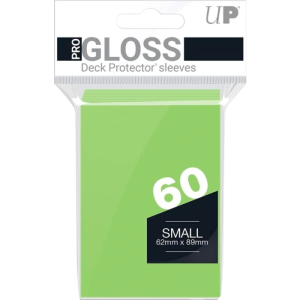 Koszulki na karty Ultra-Pro Pro-Gloss Small 62x89 mm 60 sztuk (Lime Green)