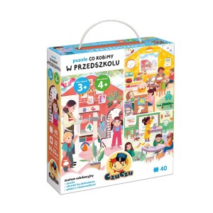 CzuCzu: Pierwsze puzzle - Co robimy w przedszkolu 3+