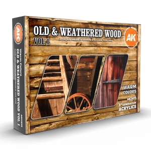 AK Interactive Old & Weathered Wood Vol1