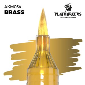 AK Interactive Playmarker - Brass
