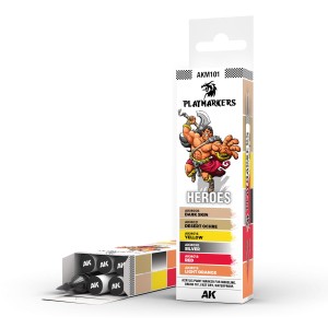 AK Interactive Playmarkers - Heroes 6 szt.