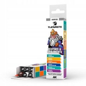 AK Interactive Playmarkers - Clothes & Ornaments 6 szt.