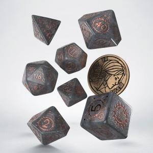 Komplet kości RPG Wiedźmin: Ciri - Starsza Krew
